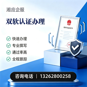 齐齐哈尔双软认证申报服务