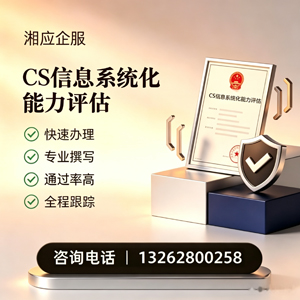 齐齐哈尔CS信息系统化能力评估申报服务